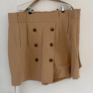 Eloquii Khaki Skort Size 18